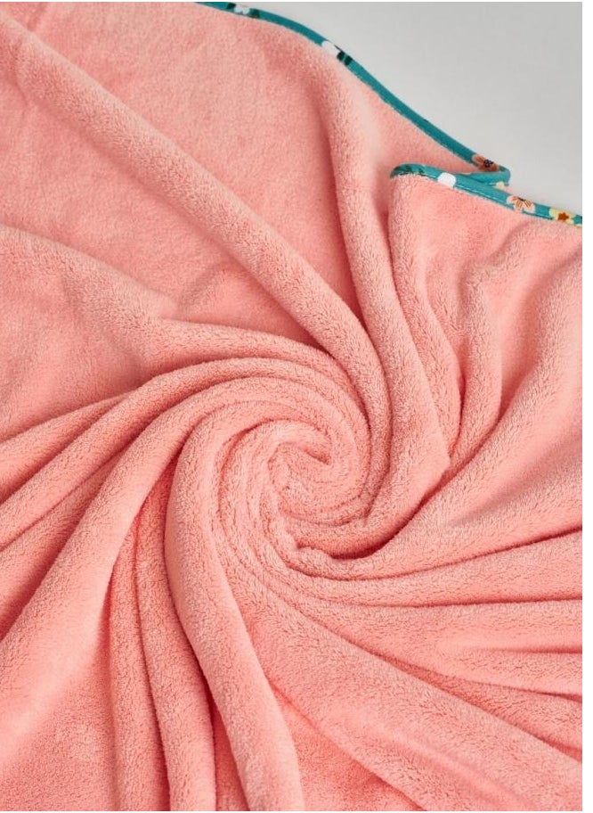 lanozan Medium Bath Towel Size 140*70*2.5cm Pink  - Image 3