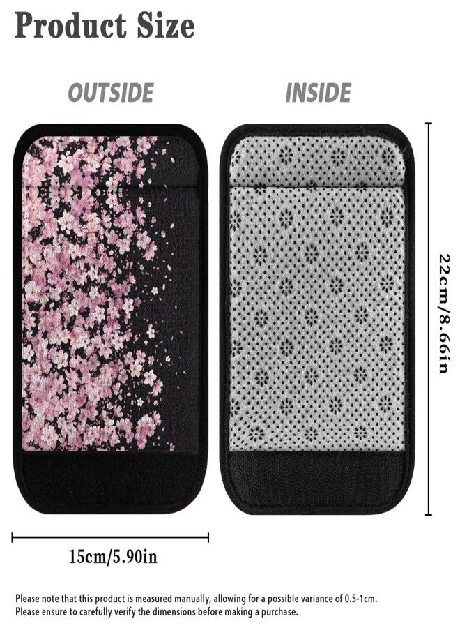 Hechitok Cherry Blossom Walker Handle Cushions Non-Slip Soft Walker Grips Hand Pad Accessories for Folding Wheelchair Rollator Crutch Handle Pads Grips, Mobility Aid - Image 5