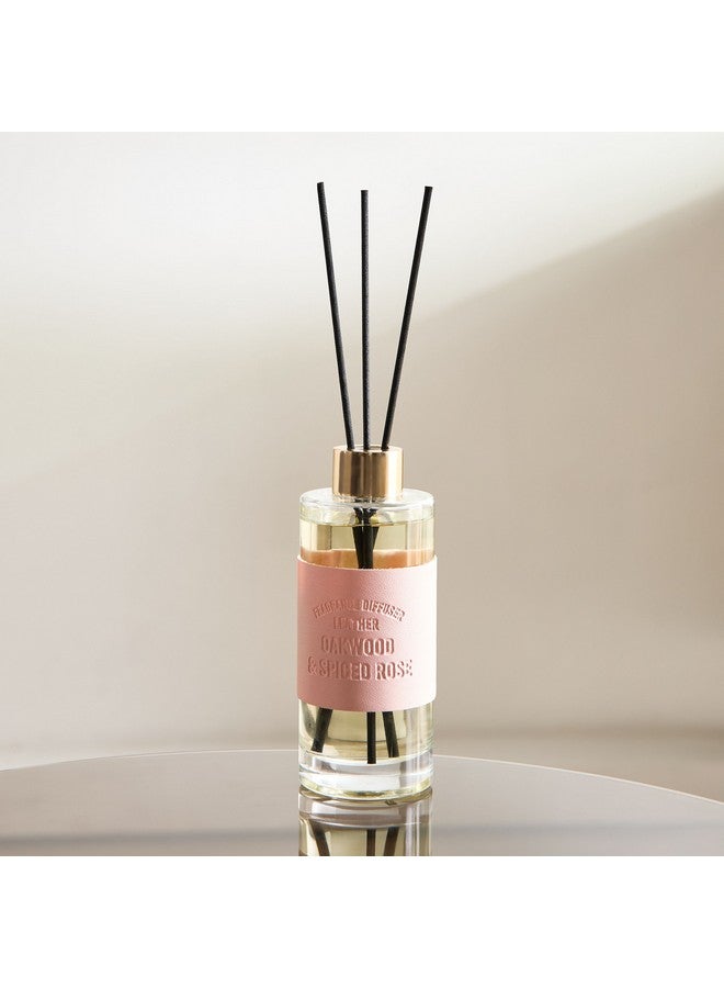 Home Box Abbey Old World Oak Wood and Spice Rose Reed Diffuser 180 ml  - Image 2