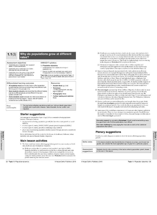 Collins Cambridge IGCSE™ Geography Teacher Guide  - Image 4