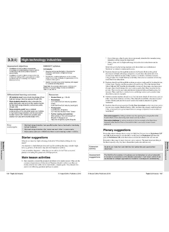 Collins Cambridge IGCSE™ Geography Teacher Guide