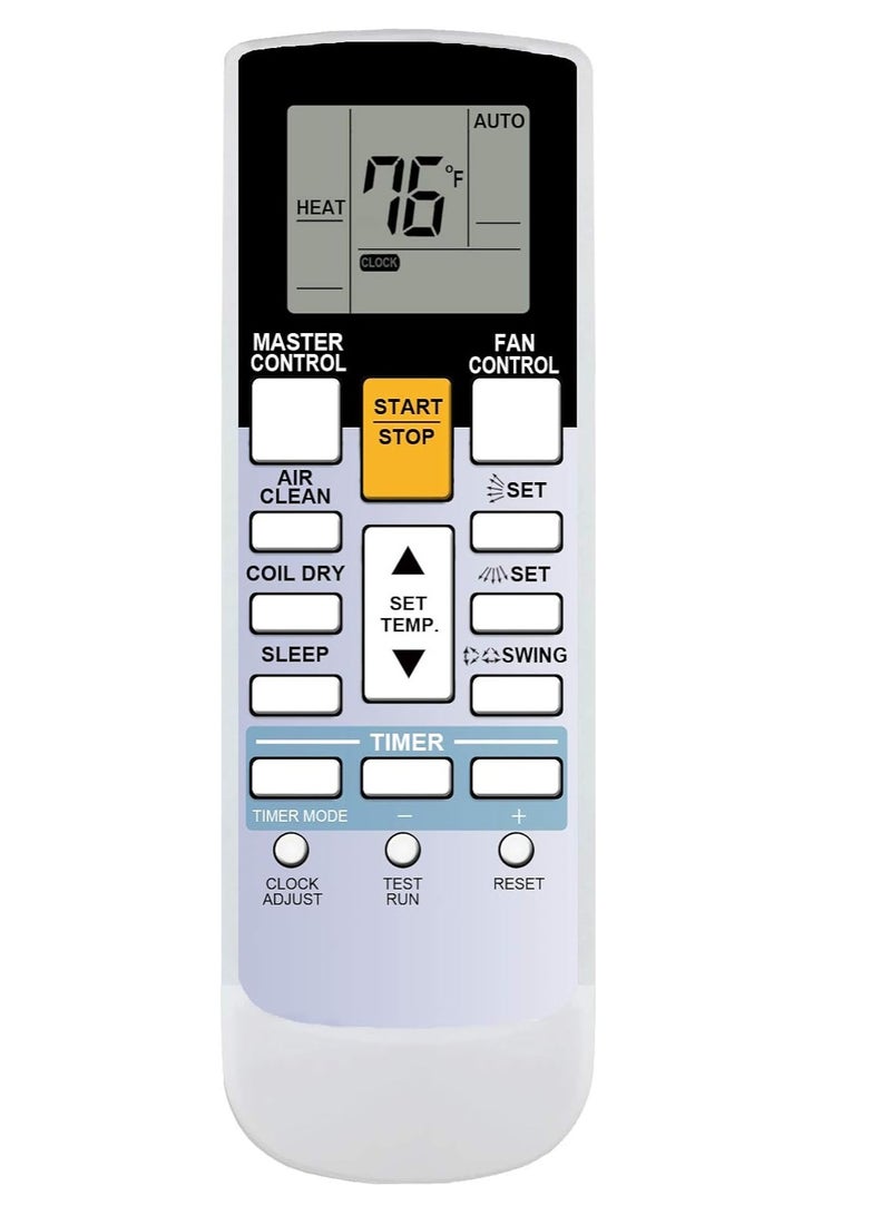 ELTRAZONE Replacement Remote Control for Fujitsu Air Conditioners AR-RAH2U, AR-RAH1U, AR-RAE2U, AR-RAE1U, AR-RY3, AR-RY4, AR-RY5, AR-RY6, AR-RY7, AR-RY10, AR-RY11, AR-RY12, AR-RY14, AR-RY15, AR-RY16, AR-RY17, AR-RY19 with Battery - Image 3