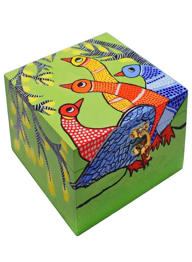 RED APPEL MDF Multi Utility/Multipurpose/Stationery/Jewellery Box for DIY Projects, Decoupage, Painting, Art and Craft, Home Decor (6 x 6 x 3 inch) - Image 5