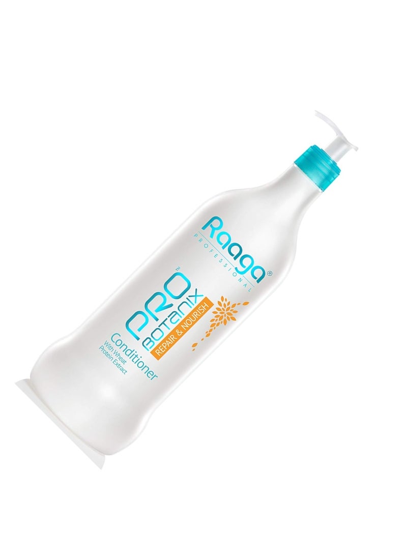 Raaga Professional Pro Botanix Repair and Nourish Conditioner, Wheat Protein Extract, 1000 ml - Image 2