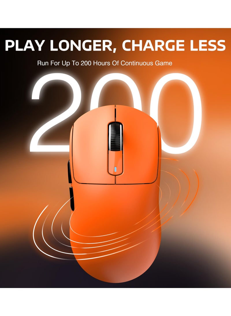 Attack Shark - X3 Lightweight Wireless Gaming Mouse with Tri-Mode 2.4G/USB-C Wired/Bluetooth,Up to 26K DPI, PAW3395 Optical Sensor,5 programmable Buttons for PC/Laptop/Win/Mac - Image 1