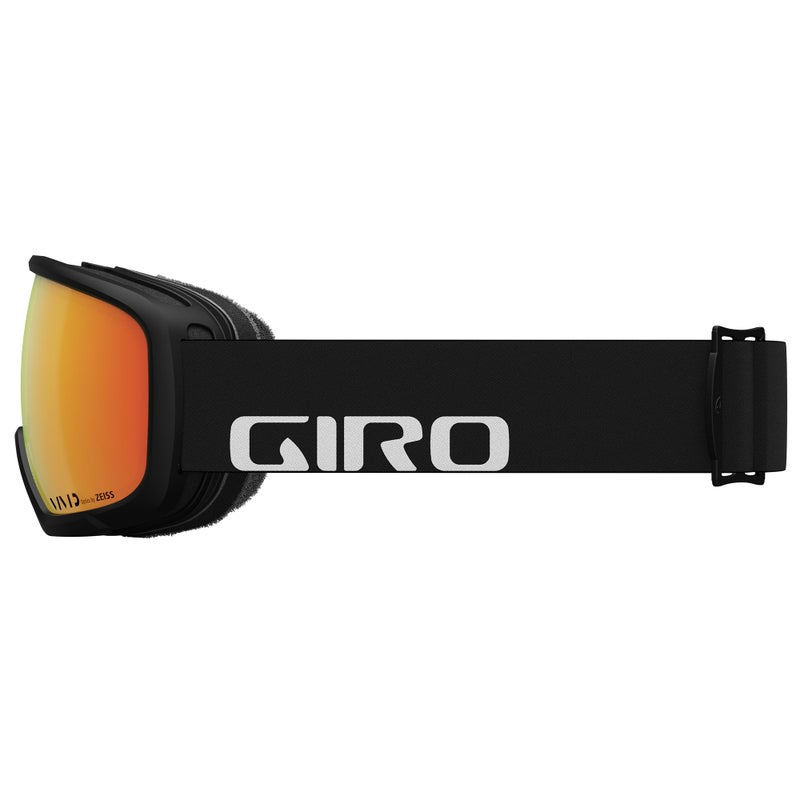 Giro Ringo Asian Fit Ski Goggles - Snowboard Goggles for Men, Women & Youth - Black Wordmark Strap with Vivid Ember Lens - Image 2