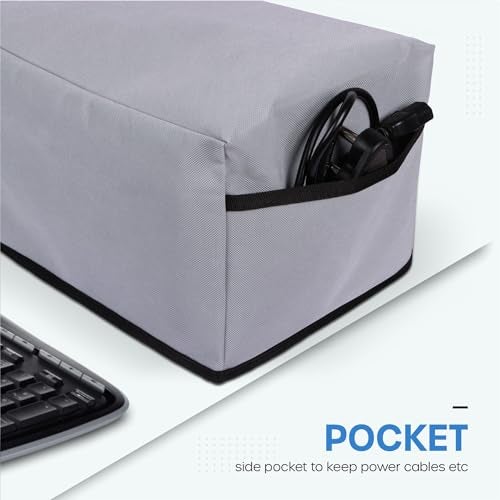 Crasome Dust Proof Water-resistant Printer Cover for HP Laser MFP 1188w / 1188a (Grey) - Image 4
