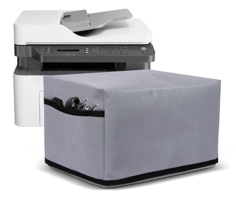 Crasome Dust Proof Water-resistant Printer Cover for HP Laser MFP 1188w / 1188a (Grey) - Image 1