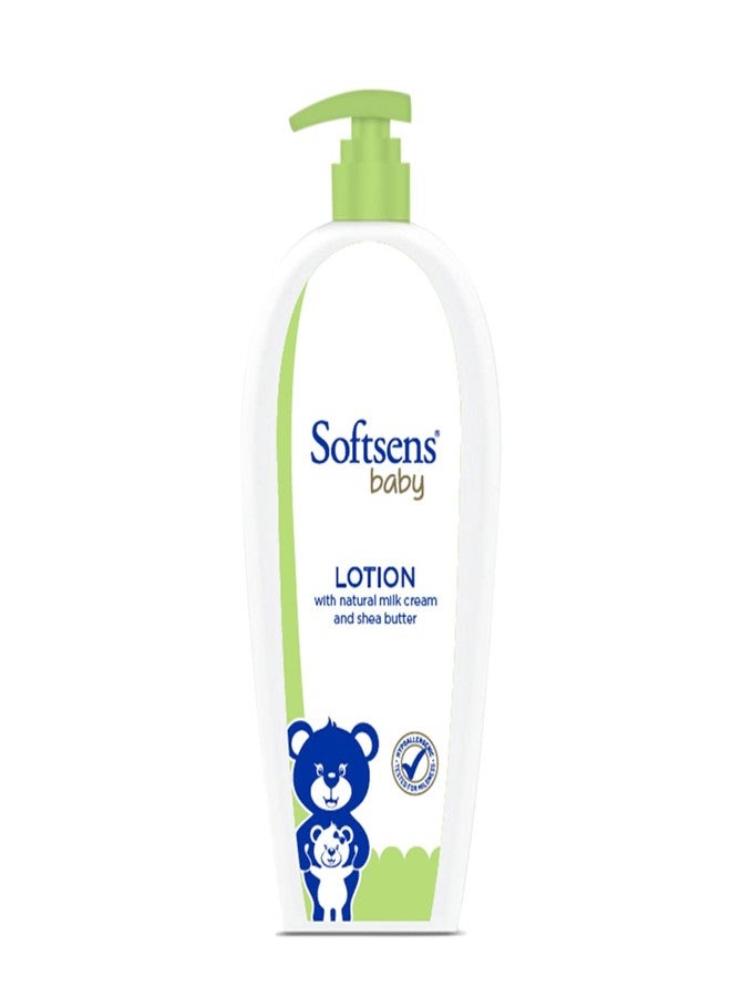 Softsens Baby Nourishing Lotion with Milk Cream & Shea Butter | No Harmful Chemicals, No Paraben and Phthalates,SLS Free For all skin types 400ml - Image 1