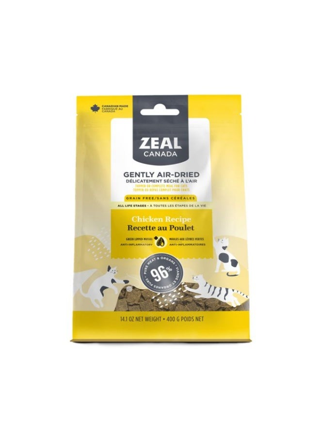 Zeal Gently Air-Dried Chicken for Cats 14oz/400 g
