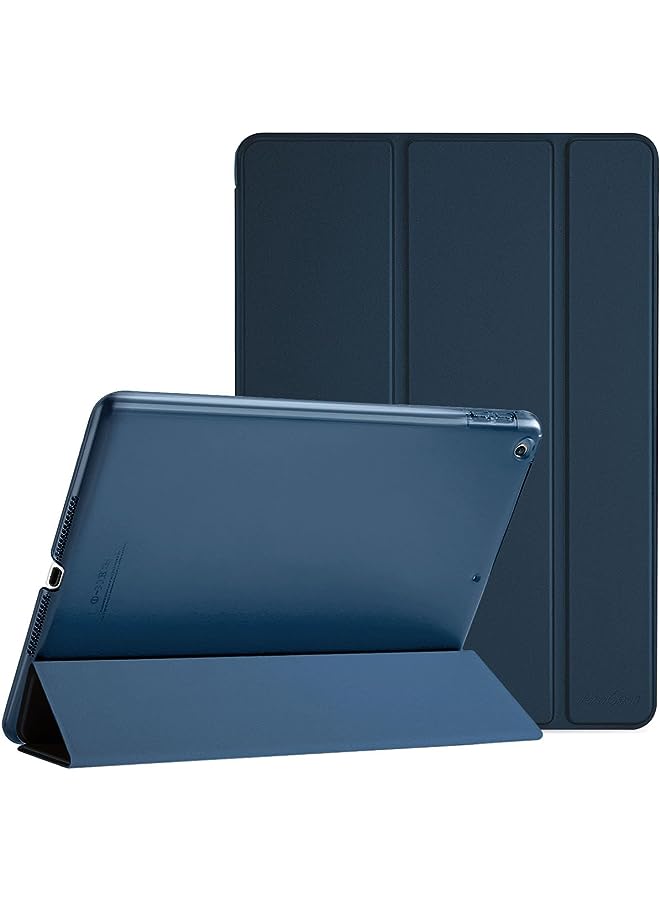 Procases iPad 9.7 Case (Old Model) 2018 iPad 6th Generation / 2017 iPad 5th Generation Case - Ultra Slim Lightweight Stand Case with Translucent Frosted Back Smart Cover for iPad 9.7 Inch –Navy - Image 1