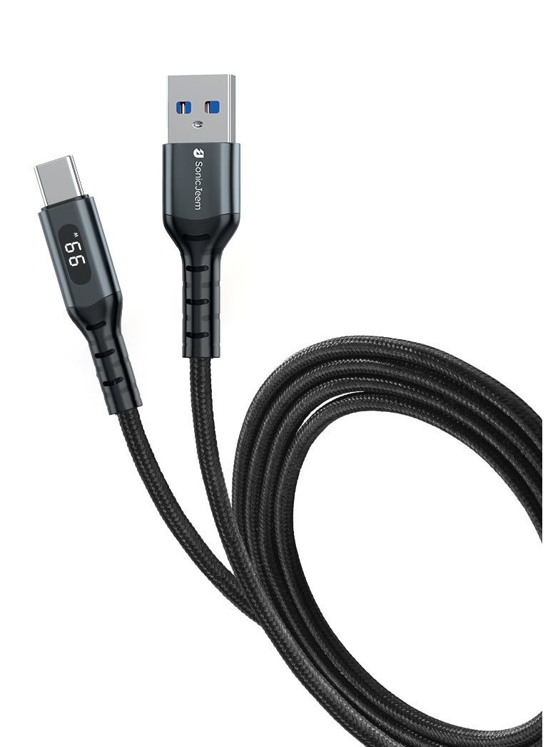 SONIC JEEM Zinc Alloy data cable Digital Display -Type - c- SJ105B  - Image 2