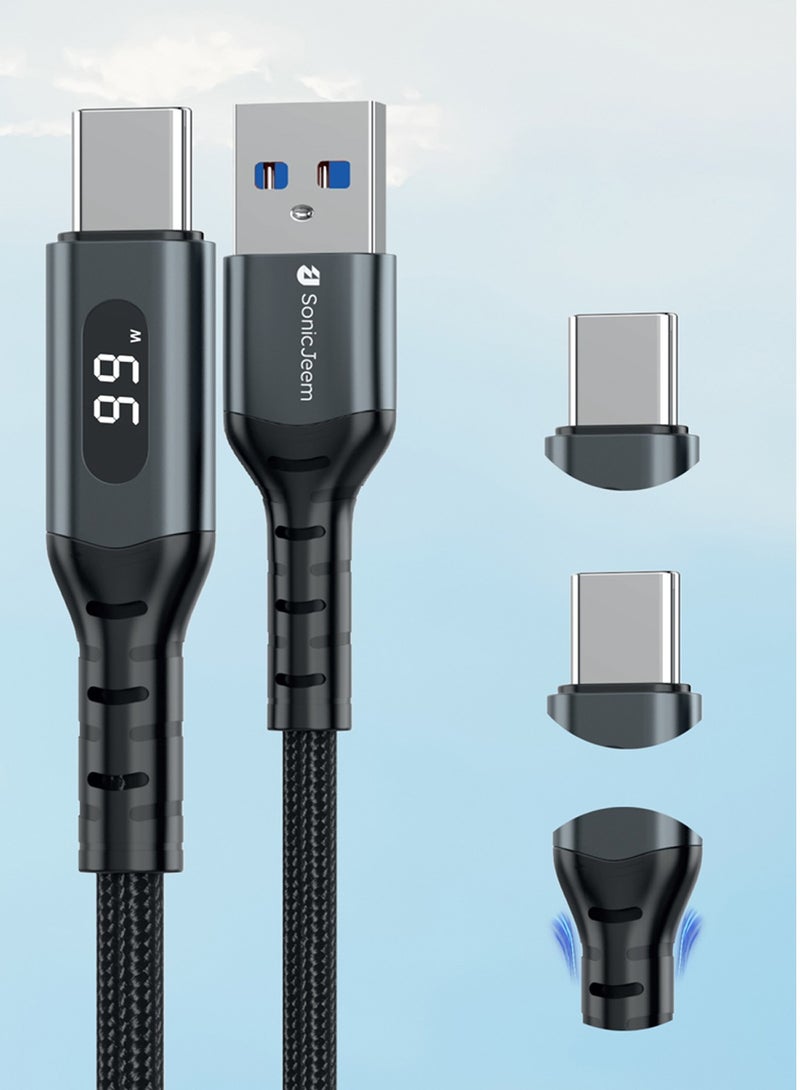 SONIC JEEM Zinc Alloy data cable Digital Display -Type - c- SJ105B  - Image 3