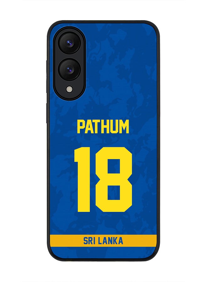Stylizedd For Samsung Galaxy S25 Edge Case,Slim fit Camera Protection, Shockproof Thin Phone cover  - Sri lanka Pathum Nissanka, Jersey No 18