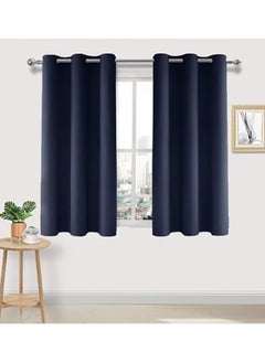 2-Piece Blackout Thermal Window Curtains Navy Blue 100x130cm - pzsku/Z1E8AFFB7CD48BB3690D4Z/45/_/1735904113/e9e97117-7ae6-4906-a0b4-5870ebdf00ec