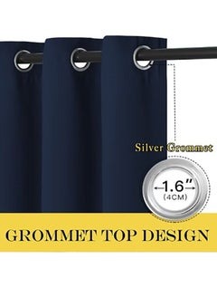 2-Piece Blackout Thermal Window Curtains Navy Blue 100x130cm - pzsku/Z1E8AFFB7CD48BB3690D4Z/45/_/1735904114/85d8dbe4-174f-46af-b0dd-0057bc22b928