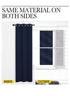 2-Piece Blackout Thermal Window Curtains Navy Blue 100x130cm - pzsku/Z1E8AFFB7CD48BB3690D4Z/45/_/1735904144/c542d58f-ed4e-4dc1-93e8-19d84963018f