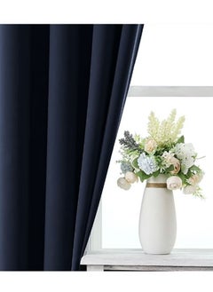 2-Piece Blackout Thermal Window Curtains Navy Blue 100x130cm - pzsku/Z1E8AFFB7CD48BB3690D4Z/45/_/1735904154/d0481dd4-7e03-45f4-8af9-d9c54a7ef8e9