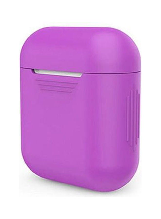 NIBEMINENT Protective Silicone Case For Apple AirPods Purple - Image 1
