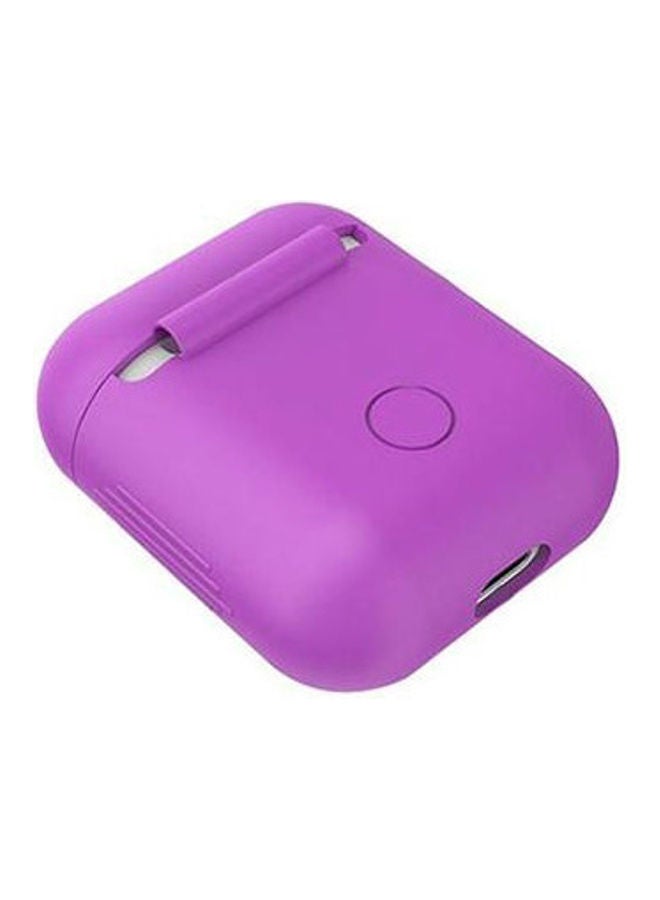NIBEMINENT Protective Silicone Case For Apple AirPods Purple - Image 2