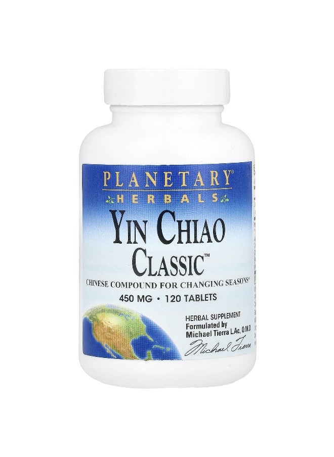PLANETARY HERBALS Planetary Herbals, Yin Chiao Classic™, 120 Tablets  - Image 1
