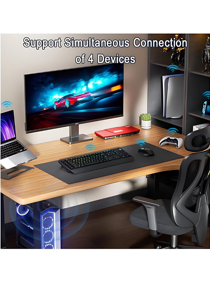 دي كيو فيث محول بلوتوث USB 5.4، عصا بلوتوث لجهاز الكمبيوتر المحمول، دونجل EDR USB بلوتوث متوافق مع ويندوز 11/10/8.1/7 (بلوتوث 5.4) - Image 4