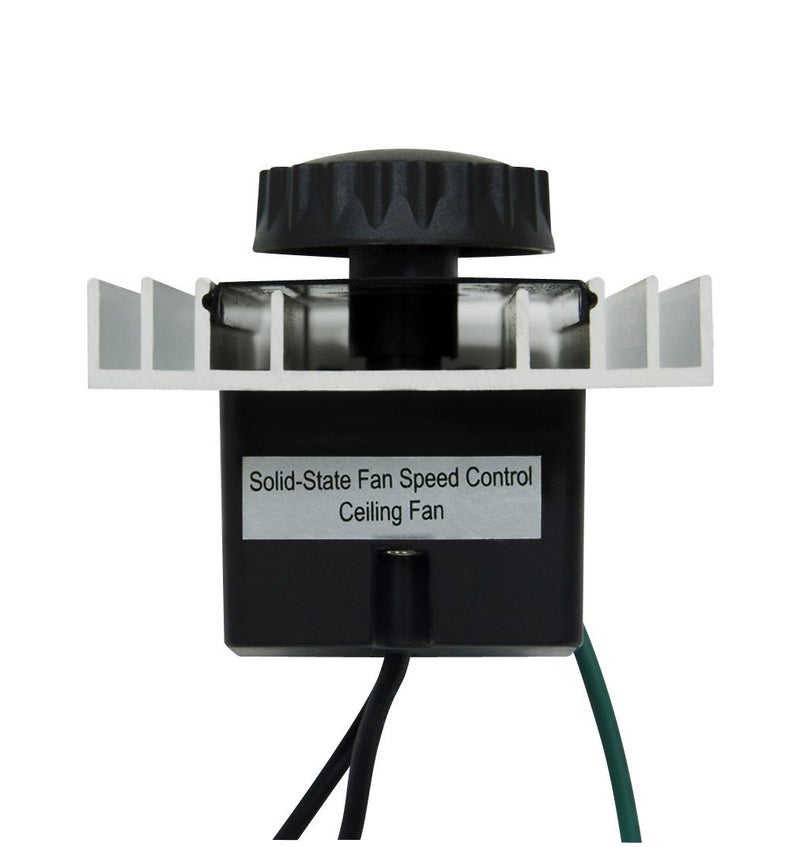 iLIVING ILG8SFSC Solid State Variable Adjustable Precision Fan Speed Controller 120V 8A , Black - Image 2