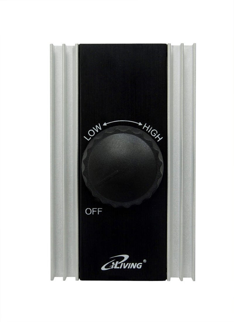 iLIVING ILG8SFSC Solid State Variable Adjustable Precision Fan Speed Controller 120V 8A , Black - Image 1