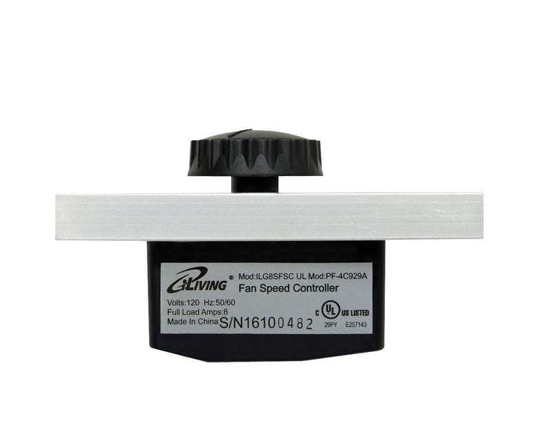 iLIVING ILG8SFSC Solid State Variable Adjustable Precision Fan Speed Controller 120V 8A , Black - Image 3