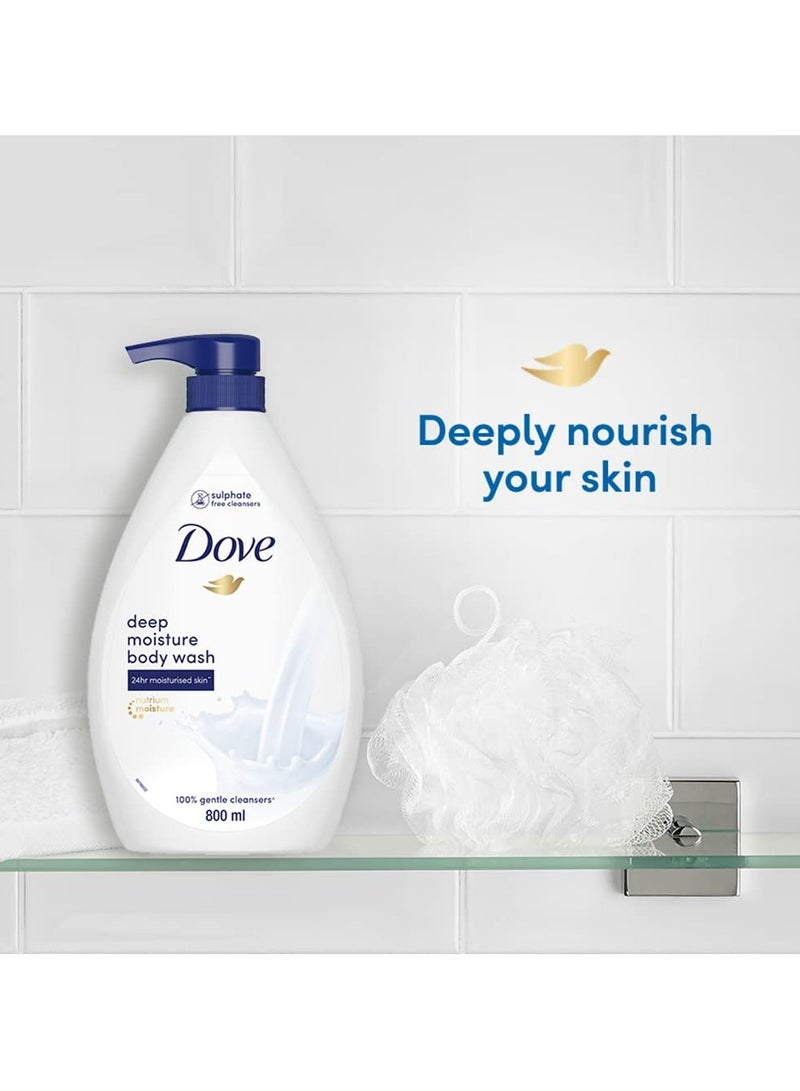 دوف غسول الجسم دوف المغذي العميق مع المرطبات للحصول على بشرة أكثر نعومة لجميع أنواع البشرة 800 مل - Image 5