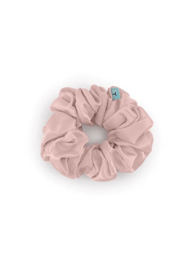 BRIGHTLY LABS Upgrade Your Hair Routine with 100% Pure Mulberry Hair Ties - 22 Momme Anti Hair Loss, No Breakage, Anti Crease, Anti Frizz Hair Scrunchies, Black Elastic Hair Band.  - Image 1