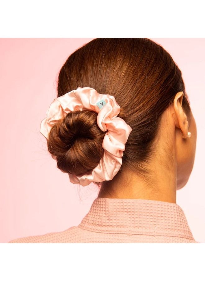 BRIGHTLY LABS Upgrade Your Hair Routine with 100% Pure Mulberry Hair Ties - 22 Momme Anti Hair Loss, No Breakage, Anti Crease, Anti Frizz Hair Scrunchies, Black Elastic Hair Band.  - Image 4