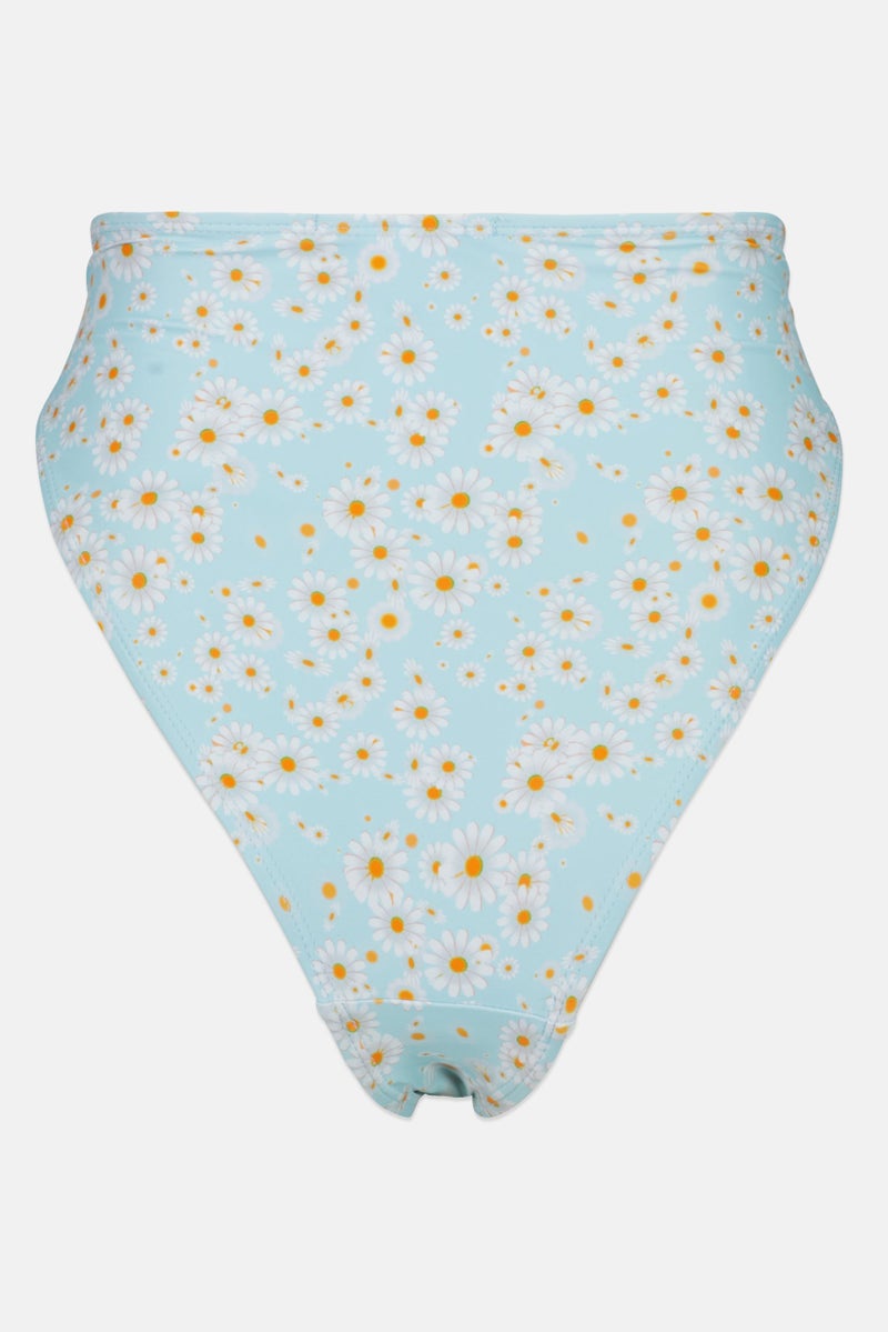 Missguided Women Floral Print Pull On Bikini Bottom, Multicolor - Image 2