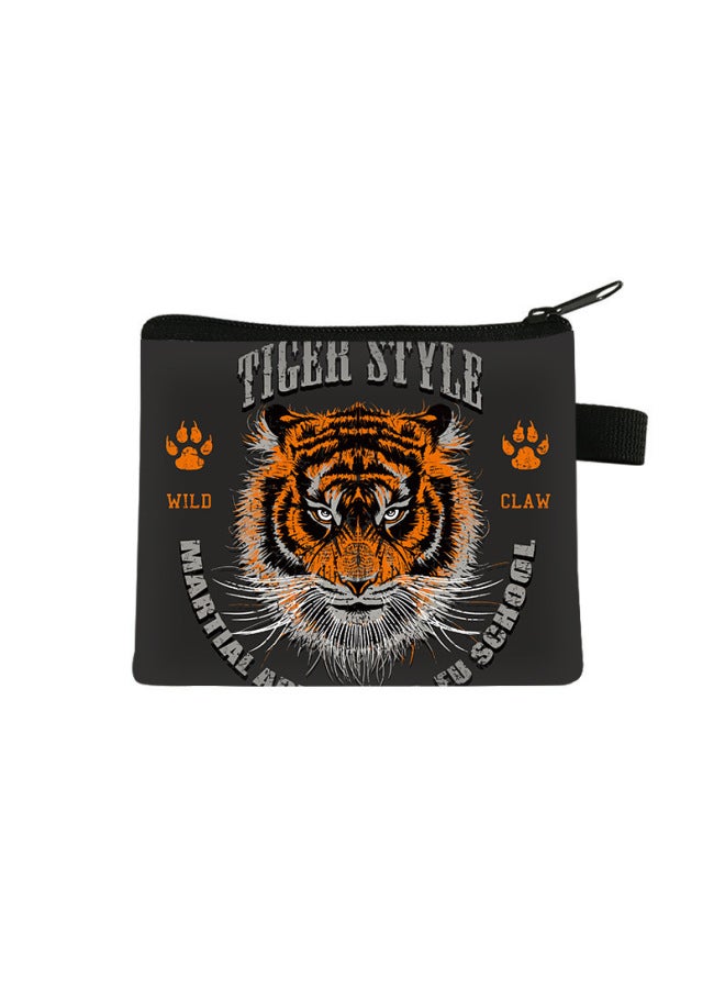 Animal Ilration Coin Purse Kidsren's Mini Cute Bag Student New Style Large Capacity Storage Key Card Holder