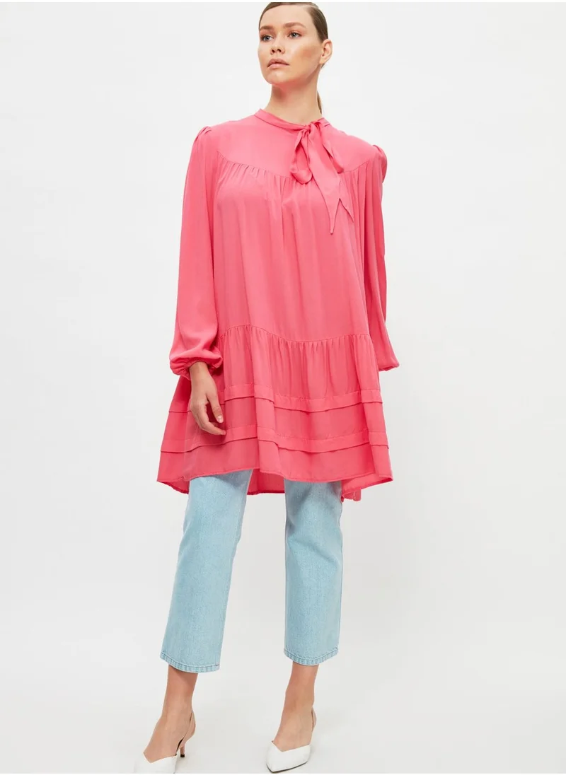 trendyol Balloon Sleeve Tunic Top