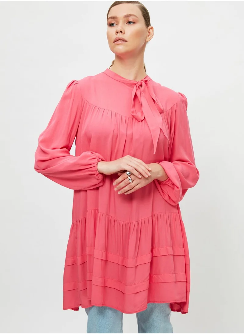 trendyol Balloon Sleeve Tunic Top