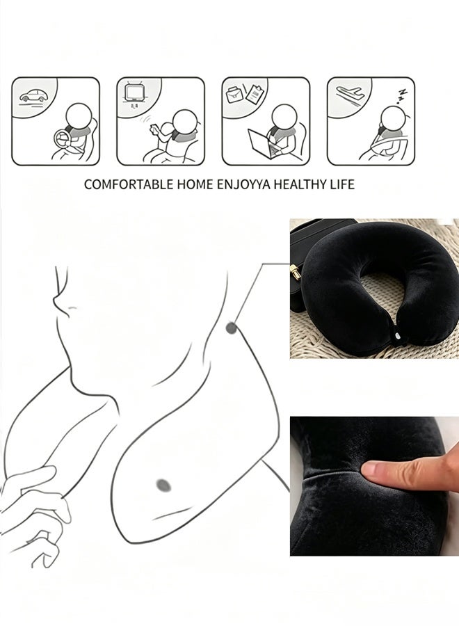 Berma Baby Head And Neck Support Airplane Pillow,Travel Pillow, Office Lunch Break Pillow, Travel Neck Pillow, Airplane Car U-Shaped Pillow, U-Shaped Neck Pillow, Very Suitable For Travel - Image 3