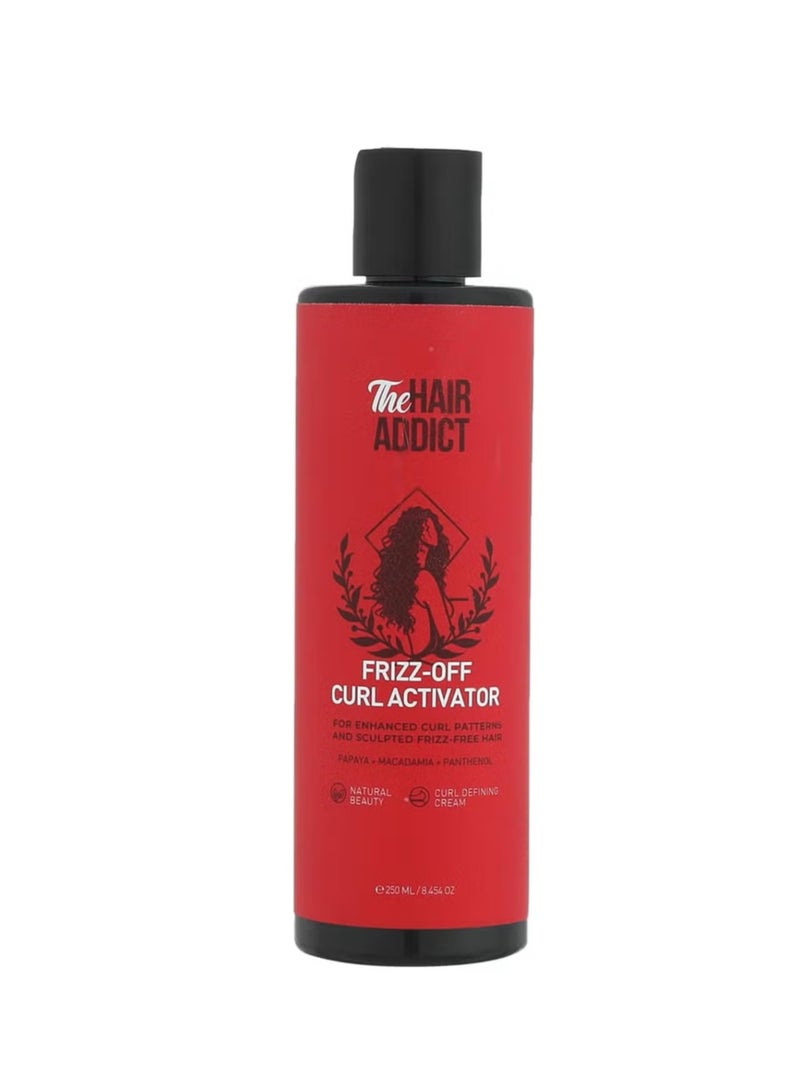 The Hair Addict Frizz Off Shampoo 250ml + The Hair Addict Frizz Off Curl Activator 250Ml - Image 2