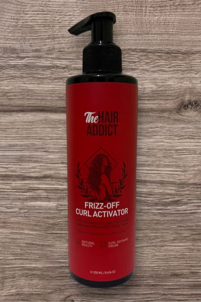 The Hair Addict Frizz Off Shampoo 250ml + The Hair Addict Frizz Off Curl Activator 250Ml - Image 4
