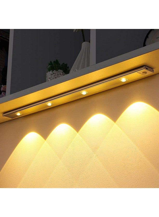 XERGY LED Under Cabinet Wireless Lights, Under Counter Closet Lights with Motion Sensor, USB Rechargeable for Indoor Kitchen Closet Stairway Aluminum Alloy Casing & Magnet 3 Color Temperature (20 CM) - Image 5