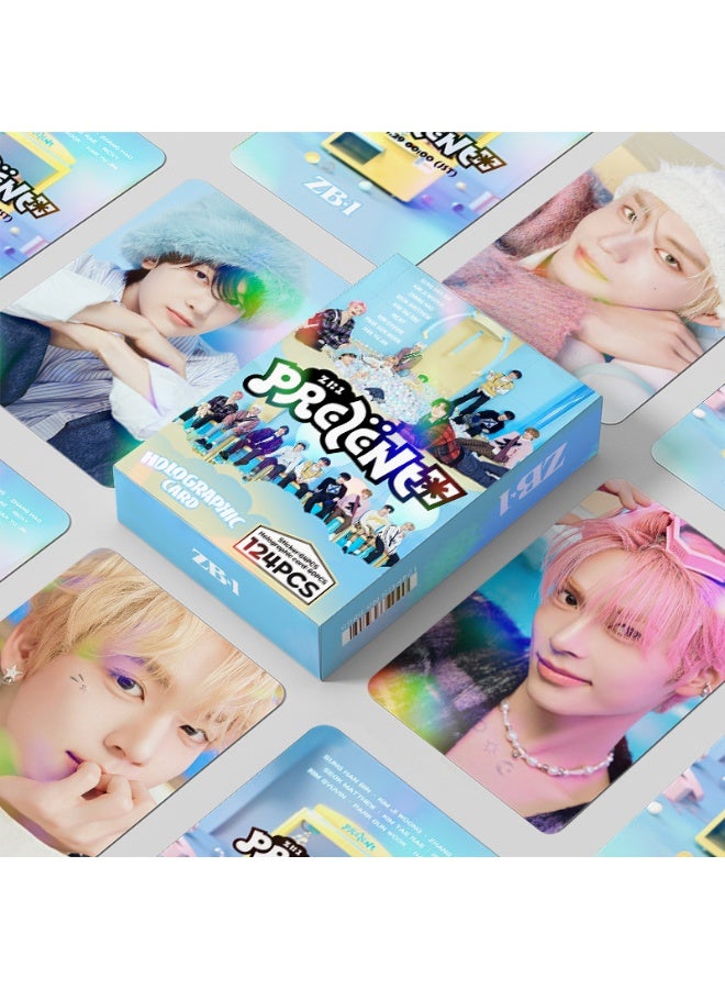 NIBEMINENT 124 Pcs Kpop ZEROBASEONE ZB1 Lomo Cards Card For Fans Collection Gifts - Image 2