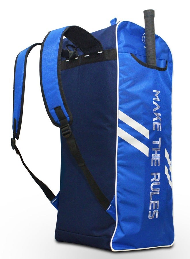 GLS Quest Pro Kit Bag with Two Bat Pocket Compartment and Shoe Pocket (Blue, Kit Bag) - Image 5