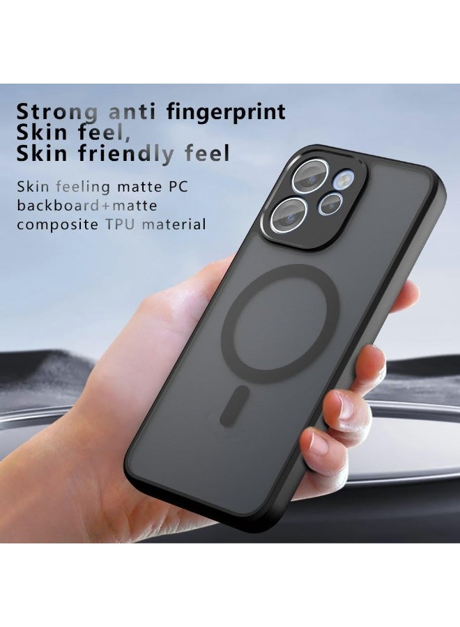 CHEROSIN Magnetic Phone Case for Oppo Reno15 F 5G Frosted Translucent Back Protective Slim Phone Cover - Image 4