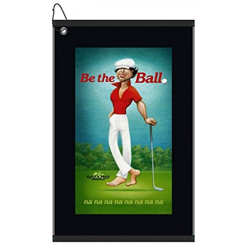 Devant Sport Towels منشفة جولف ديفانت تاي ويب كن الكرة، سوداء، 16x25 - Image 4