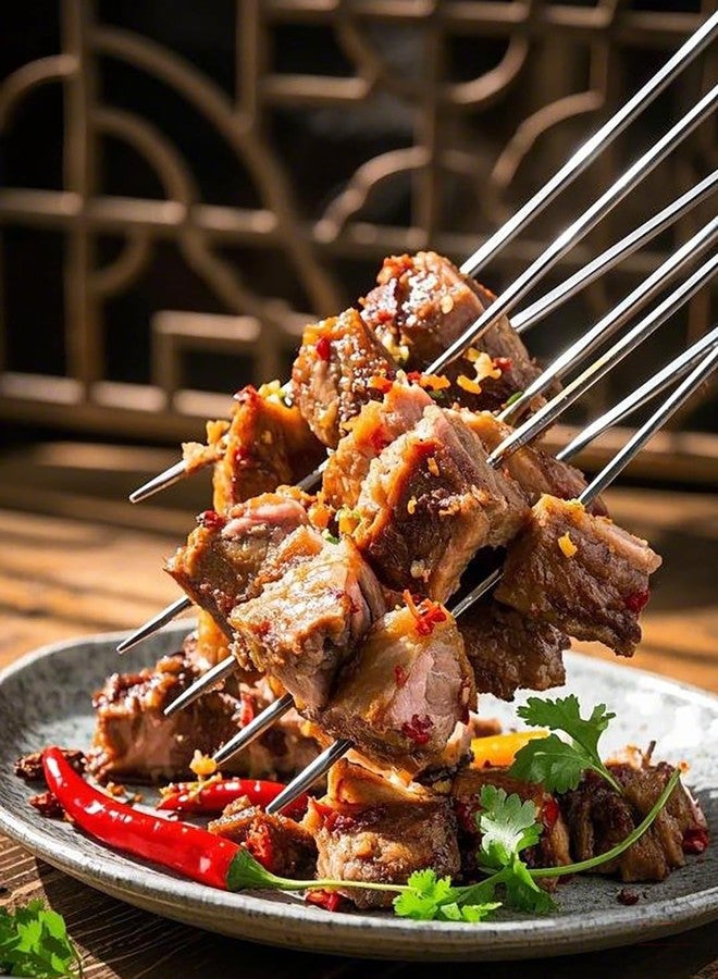 Kakamono 2PCS Carving Fork Stainless-Steel Meat Fork 13" BBQ Fork, Long Metal Chef Pro Kitchen Forks for Barbecue, Serving, Cooking, Grilling, Roasting - Image 4