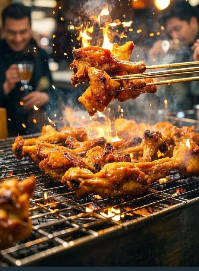 Kakamono 2PCS Carving Fork Stainless-Steel Meat Fork 13" BBQ Fork, Long Metal Chef Pro Kitchen Forks for Barbecue, Serving, Cooking, Grilling, Roasting - Image 3