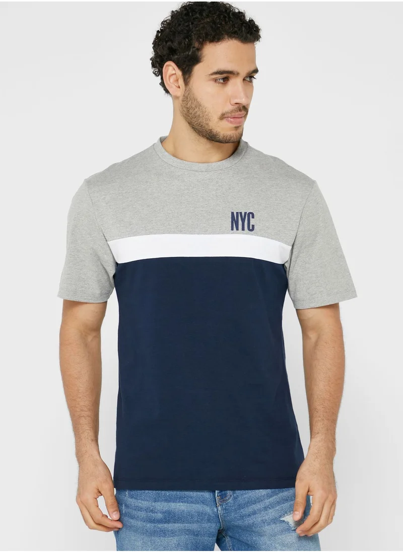 Seventy Five NYC Colourblock T-Shirt