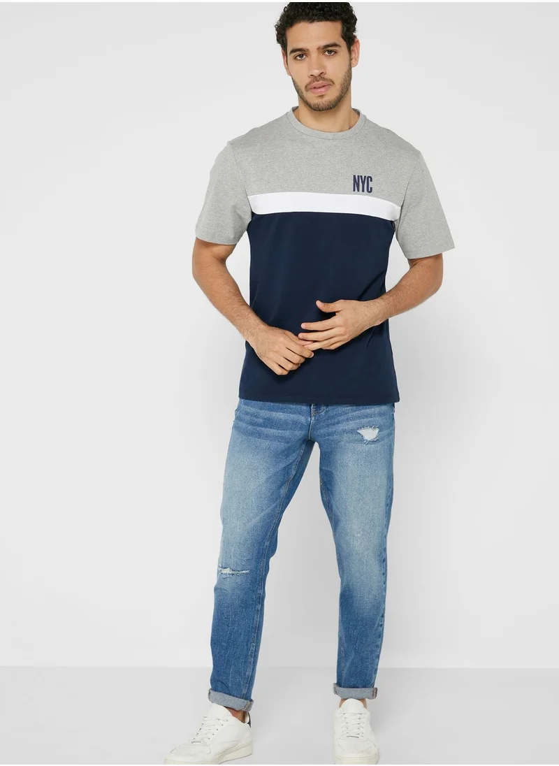 Seventy Five NYC Colourblock T-Shirt
