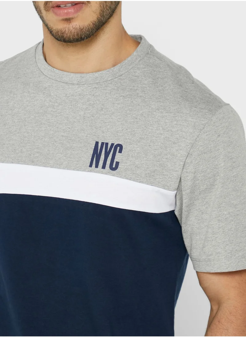 Seventy Five NYC Colourblock T-Shirt