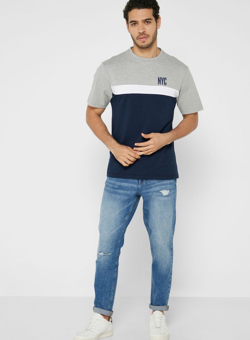 Seventy Five Colorblock Crew Neck T-Shirt - Image 4